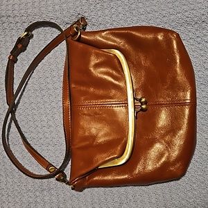 Patricia Nash Brown Leather Crossbody Bag